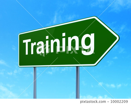 Education concept: Training on road sign... - Stock Illustration ...