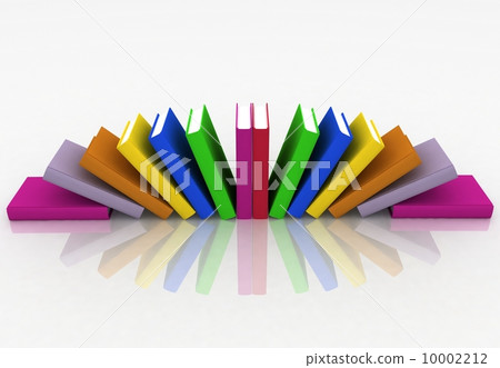 books isolated on background white books isolated on background white 10002212