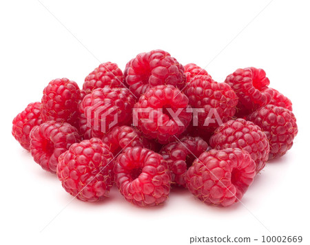 Sweet raspberry isolated on white background cutout Sweet raspberry isolated on white background cutout 10002669