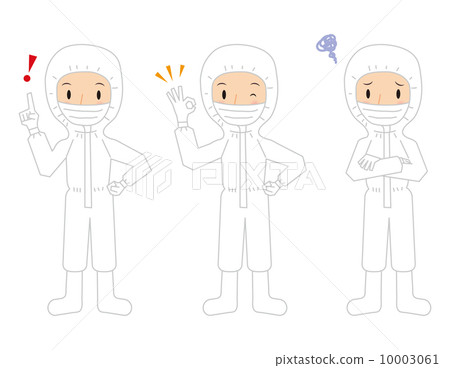 A person working in a clean room 10003061