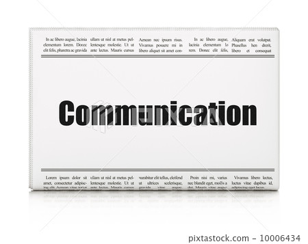 Advertising concept: newspaper headline Communication Advertising concept: newspaper headline Communication 10006434