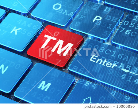 Law concept: Trademark on computer keyboard background Law concept: Trademark on computer keyboard background 10006850