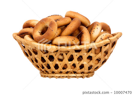 basket with dry bread-ring basket with dry bread-ring 10007470