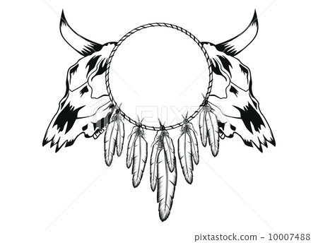 skulls bull and tambourine skulls bull and tambourine 10007488