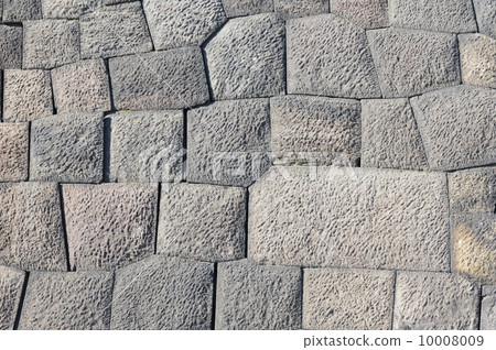 Hamarikyū·Otemon（中央區東京Hamarikyu花園）的石垣 10008009