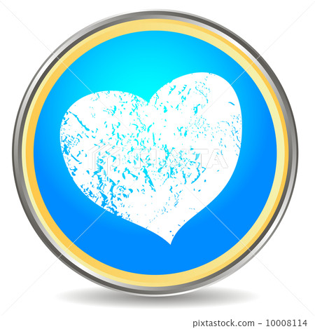 Grunge heart icon Grunge heart icon 10008114