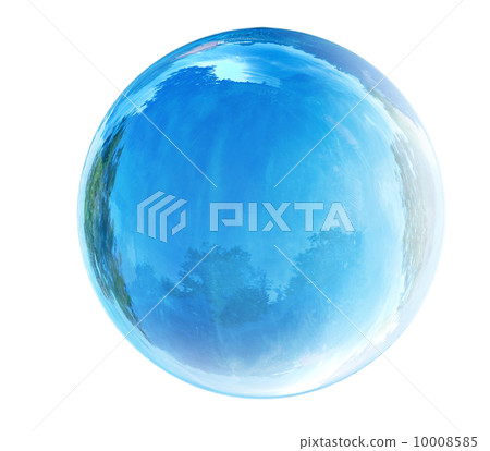 blue glass bubble 10008585