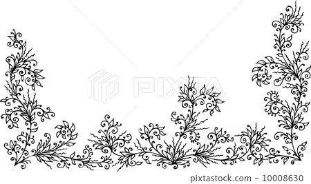 Floral border 10008630