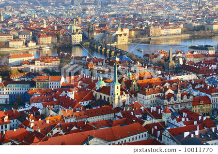 Panoramic view from Prague, Czech Republic 10011770