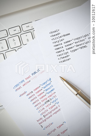 HTML programming 10012617