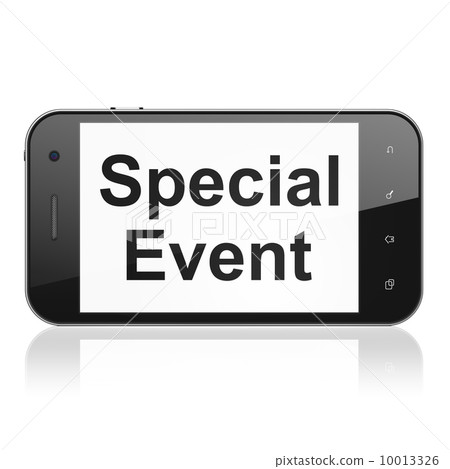 Business concept: Special Event on smartphone 10013326