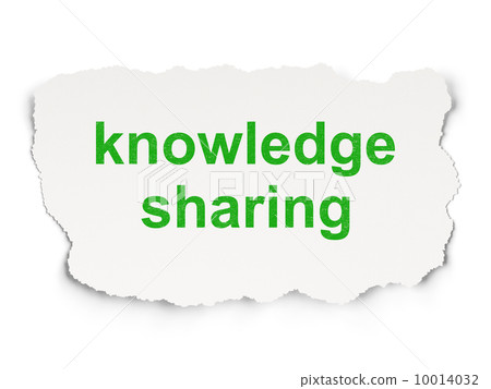 Education concept: Knowledge Sharing on Paper background 10014032