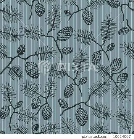 fir cone and stripes 10014067