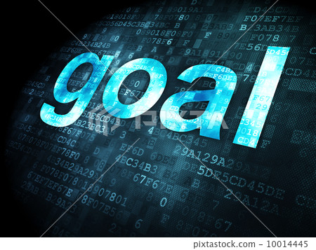 Marketing concept: Goal on digital background 10014445