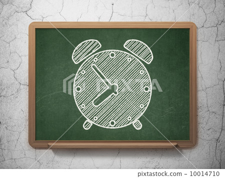 Time concept: Alarm Clock on chalkboard background Time concept: Alarm Clock on chalkboard background 10014710