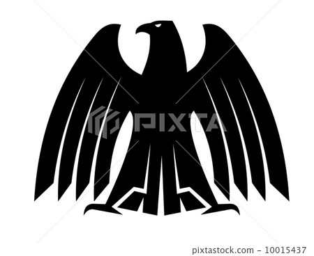 Silhouette of a proud eagle 10015437