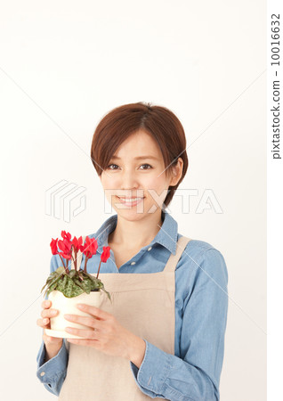 做園藝的女性 10016632