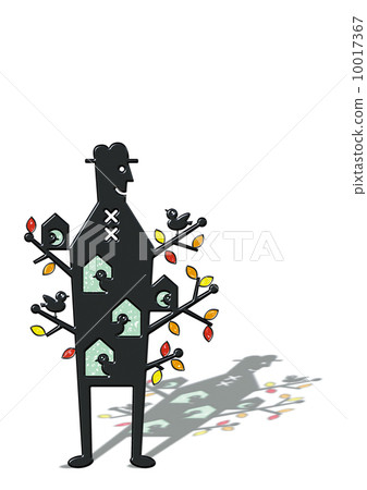 Birds on a tree 10017367