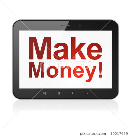 Business concept: Make Money! on tablet pc computer 10017659