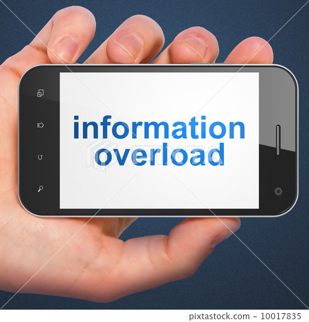 Information concept: Information Overload on smartphone 10017835