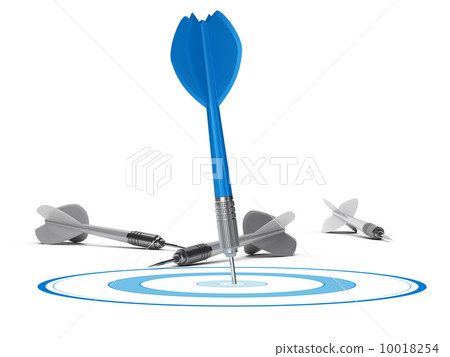 Strategic Management Concept - Target and Darts 10018254