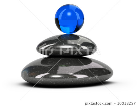 Relaxation Concept - Pebbles Stack 10018257
