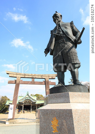 March Inside the Osaka Toyokuni Shrine Shrine and Hideyoshi Toyotomi 10018274