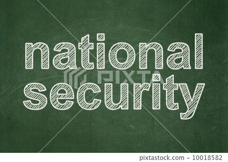 Privacy concept: National Security on chalkboard background Privacy concept: National Security on chalkboard background 10018582