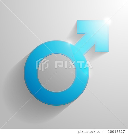 glossy male symbol 10018827