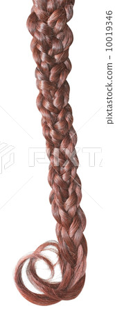 Braid isolated on white. 10019346