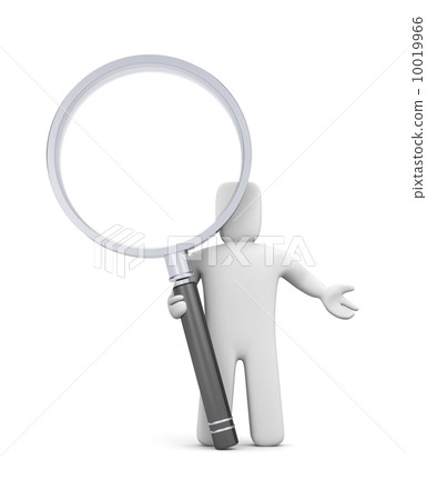 Character and magnify glass 10019966