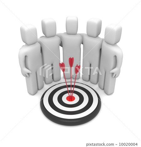 Team of 3d people. Successful teams 10020004