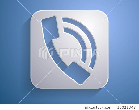 3d Vector illustration of a phone icon - Stock Illustration [10021348 ...