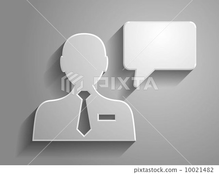 3d Vector illustration of communication icon 10021482