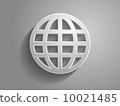 3d Vector illustration of globe icon 10021485