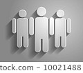 3d Vector illustration of team icon 10021488