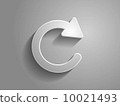 3d Vector icon of reload button 10021493
