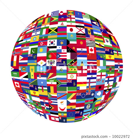 世界地球旗幟 10022972