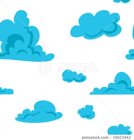 Clouds seamless pattern Clouds seamless pattern 10023842