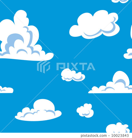 Clouds seamless pattern Clouds seamless pattern 10023843