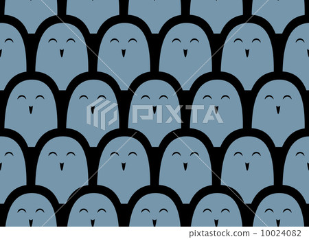 Colorful vector simple pattern . Crowd 10024082