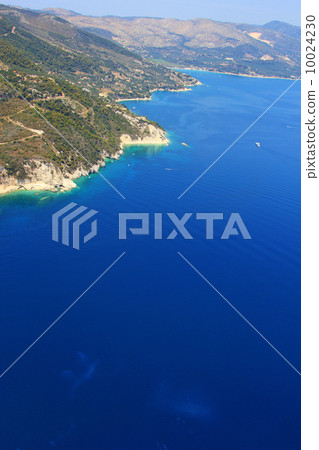 Aerial view on Zakynthos Greece 10024230