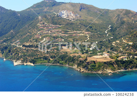 Aerial view on Zakynthos Greece 10024238