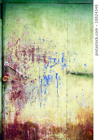 Painted and scratched metal surface Painted and scratched metal surface 10024348