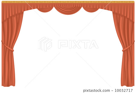 Curtain, isolated 10032717
