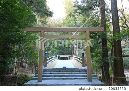 Ise Shrine style day prayer palace bridge Ise Shrine style day prayer palace bridge 10033550