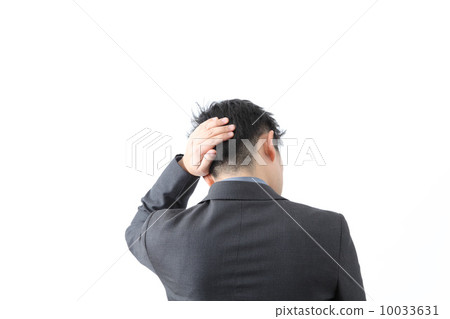 A headache-keeping businessman 10033631