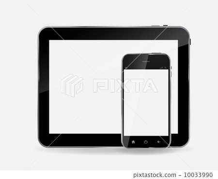 Abstract Design Mobile Phone and Tablet PC. Vector Illustration Abstract Design Mobile Phone and Tablet PC. Vector Illustration 10033990
