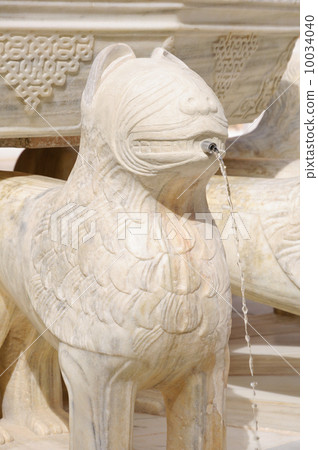 西班牙格拉納達阿罕布拉宮納賽爾宮宮殿獅子宮 10034040