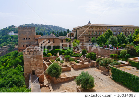 西班牙格拉納達阿罕布拉宮Alcazaba 西班牙格拉納達阿罕布拉宮Alcazaba 10034098